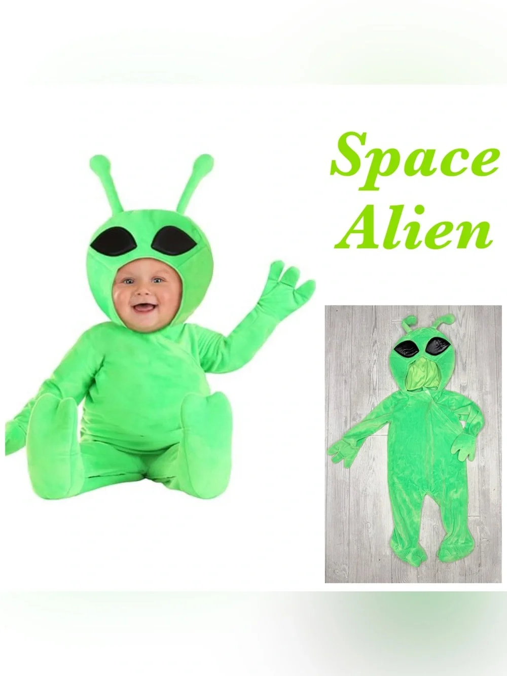 Halloween costume Silly Space Alien Infant Costume dress up cosplay 6-9 m